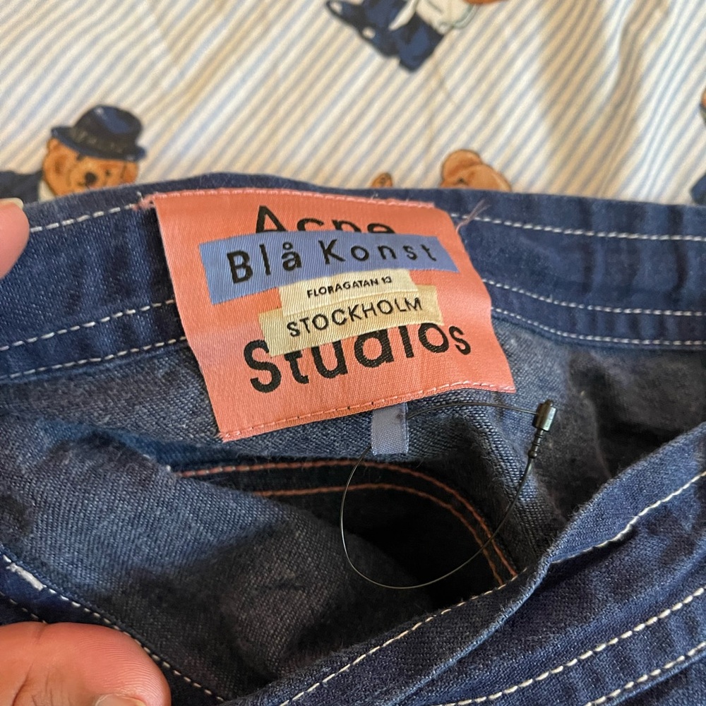 Acne Studios Bla Konst Wide Leg Denim - Picture 3 of 4